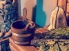 Русская баня на Днепре Домик рыбака