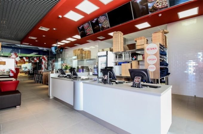 Domino`s Pizza в ТРЦ Квадрат - интерьер