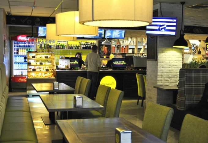 Пиццерия Carbonella - интерьер