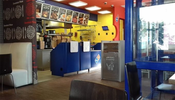 Domino`s Pizza на Оболонском - интерьер
