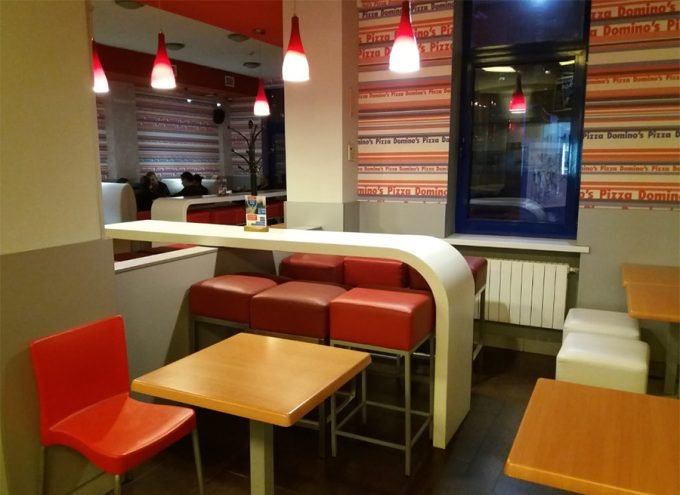 Domino`s Pizza на ул. Мишуги - интерьер пиццерии