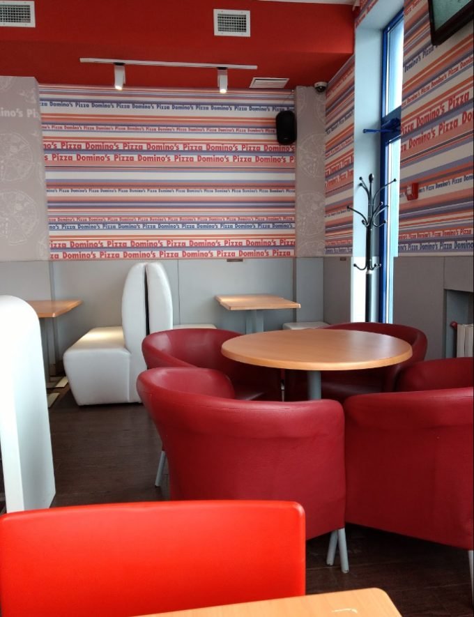 Domino`s Pizza на ул. Мишуги - интерьер пиццерии