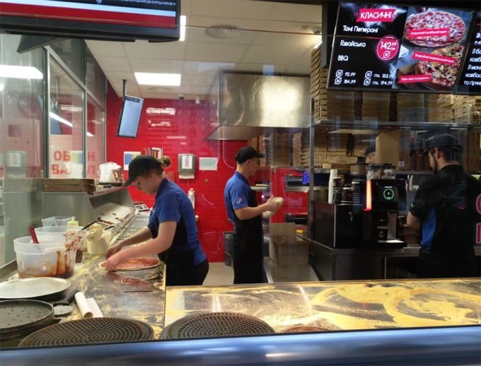 Domino`s Pizza на Теремках - кухня