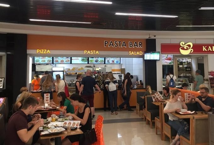 PASTA BAR в ТЦ Globus - интерьер